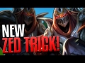 NEW ADVANCED ZED TRICK!! | The Hidden Shadow - League of legends