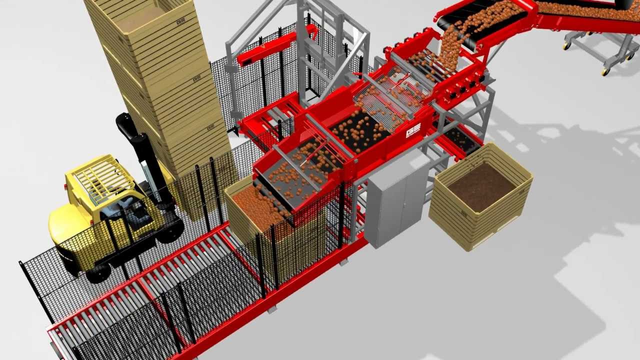 Grisnich potato box filler YouTube