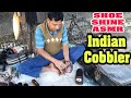 ANGELO SHOE SHINE ASMR|STREET COBBLER BEST SHOE SHINE