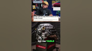 Dodge Says the V8 could come back