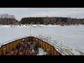 Терек-1 расчищает путь в Рождествено.Видео с борта ледокола