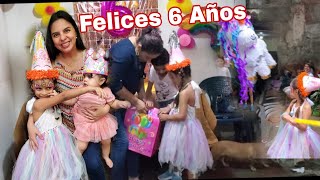 Piñata Pastel y regalos 🎁 el momento más esperado por los niños, con la familia Galdamez P2
