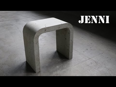 Video: Sklopená betónová pohovka a konferenčná stolička od Taylora Donskera