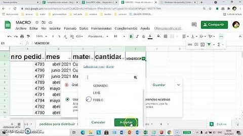 como hacer una MACRO en la hoja de calculo de google - Google Sheets -