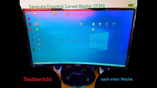 Samsung Essential Curved Monitor CF390 Testbericht