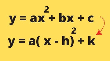 Changing Quadratic Equation from Standard form to Vertex Form