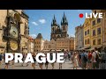 LIVE Prague Walking Tour | ASMR | Charles Bridge, Old Town, Prague Castle