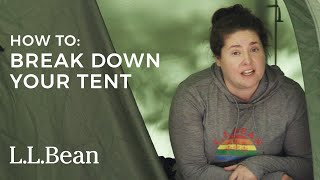 How to Break Down Your Tent