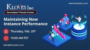 Maintaining Now Instance Performance