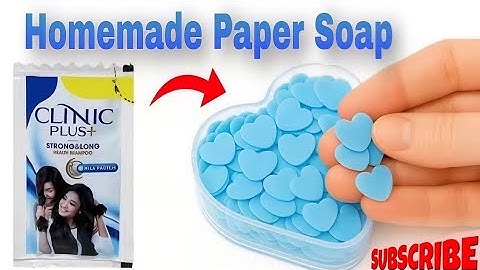 Homemade paper soap making kit/homemade paper soap/How to make paper soap/paper soap making/#soap