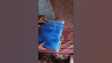 blue mosquito net Flipkart online big size double bed unboxing
