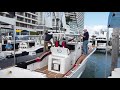 Quick Gyro Stabiliser in action at the Miami Boat Show. 95% Roll Reduction guaranteed.