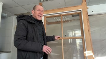 Double glazed Sashes fitted to existing box frames Explainer video