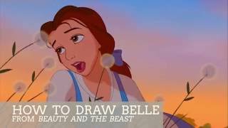 Drawing with D23: Belle from 