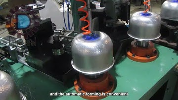 Automatic four-position cutting, trimming, beading machine