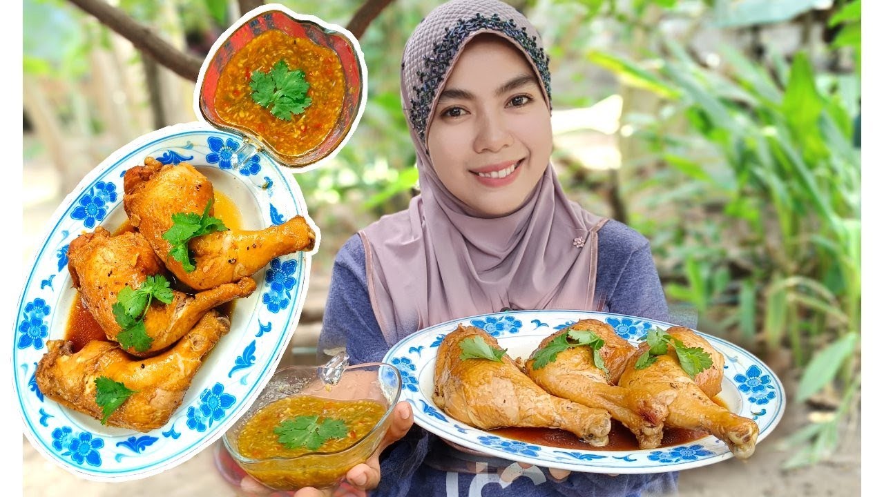 #Ayam rebus kicap thai atau masak kicap #ไก่ต้มน้ำปลา