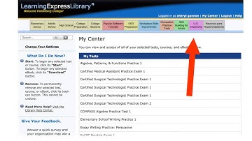 Create Username/Password in Learning Express Library