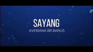 [KARAOKE] Averiana Br Barus - Sayang || Karaoke Lagu Karo