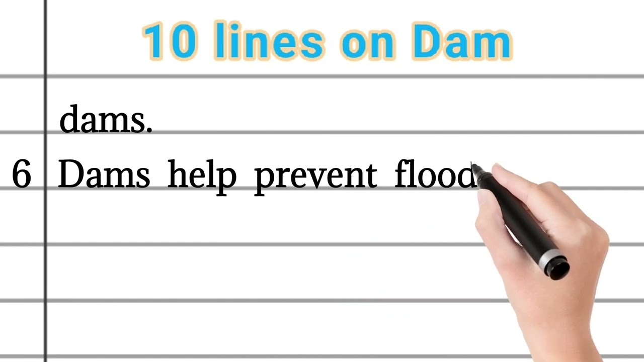 10 lines on Dams in English| Eassy on Dams in English| Eassy in English language