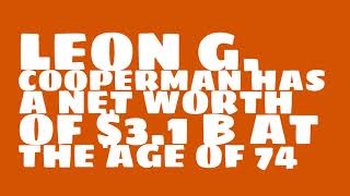 How rich is Leon G. Cooperman?