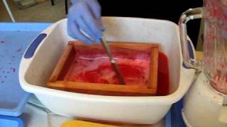 Making A Sheet Of Paper