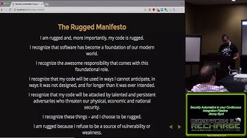 530 Security Automation in your Continuous Integration Pipeline Jimmy Byrd