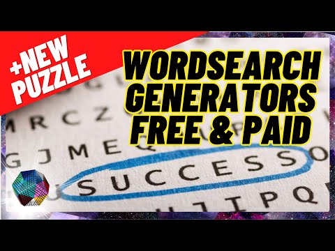 WORDSEARCH PUZZLE GENERATORS FOR KDP - FREE AND PAID - FULL COMMERCIAL RIGHTS