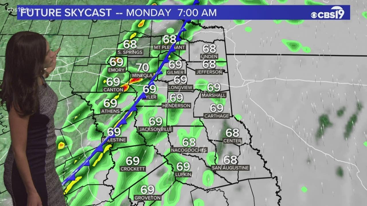 Fog tonight leads to scattered showers Sunday with severe threat late ...