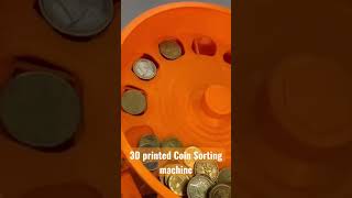 3D printed Coin Sorting machine