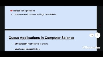 Applications of queues in Data structure