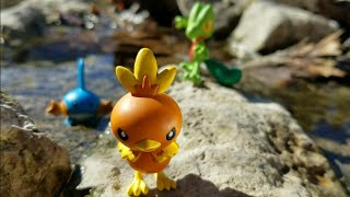 Pokémon Figure Review: Generation 3 box set, Treecko, Torchic, and Mudkip \\