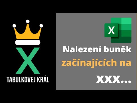 Jak spočítat buňky začínající konkrétním písmenem, znakem, číslem? Divokou kartou* Excel365 Tutorial