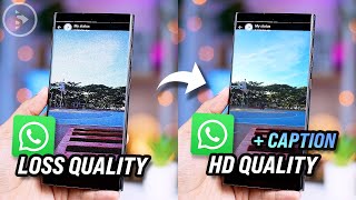 How to Update HD WhatsApp Status   Captions‼️