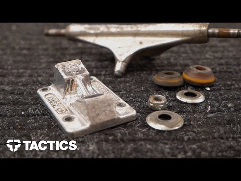 How to Replace a Skateboard Truck Kingpin | Tactics