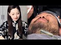 💈ASMR | Removes a lot of beard and fuzz from men's faces. 🪒 At least 30 years younger!