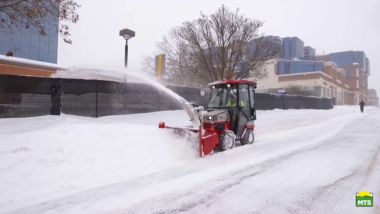 Remove Deep Snow with the Ventrac KX523