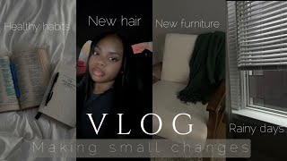 VLOG | CREATING BETTER HABITS + studying the word+ new furniture + let’s talk + more