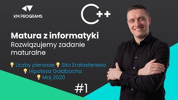 Matura z informatyki. Zadanie 4 Maj 2020. Hipoteza Goldbacha. Liczby pierwsze. Sito Eratostenesa. #1