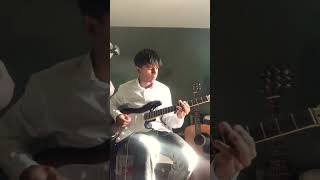Television / So Far So Good - Rex Orange County (Guitar Solo Cover) #shorts #guitar #cover