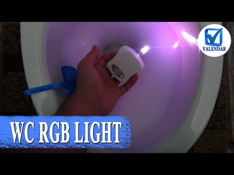 Цветная LED подсветка для унитаза Brelong с датчиком движения