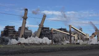 San Juan Generating Station Smoke Stack Demolition Unit 1,2,3 and 4