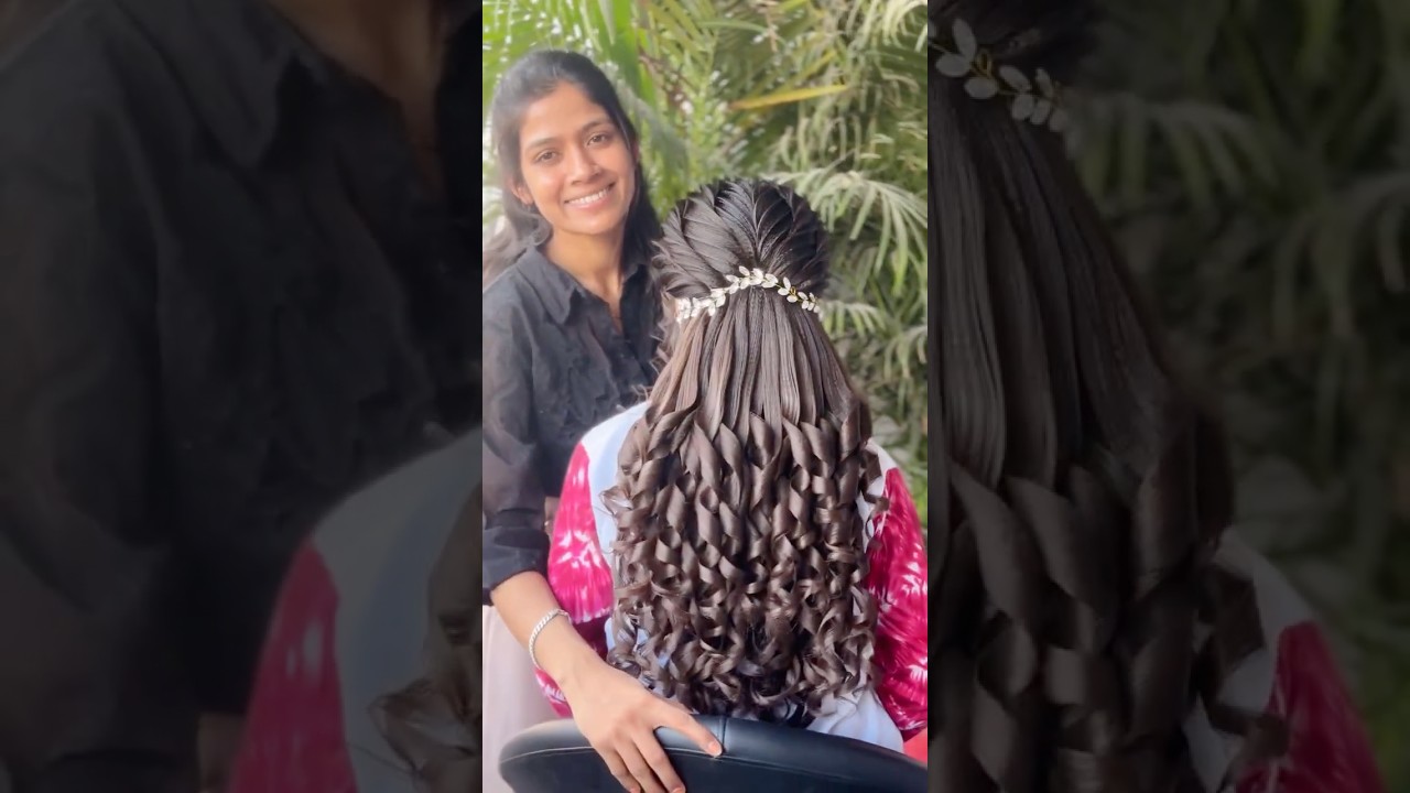 ✨ Classic Hair Style Tutorial | Elegant Bridal & Party Hair Style | Kinjal Beauty Care Palanpur