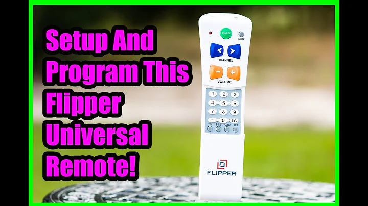 Setup and Programming a Flipper Big Button TV Remote