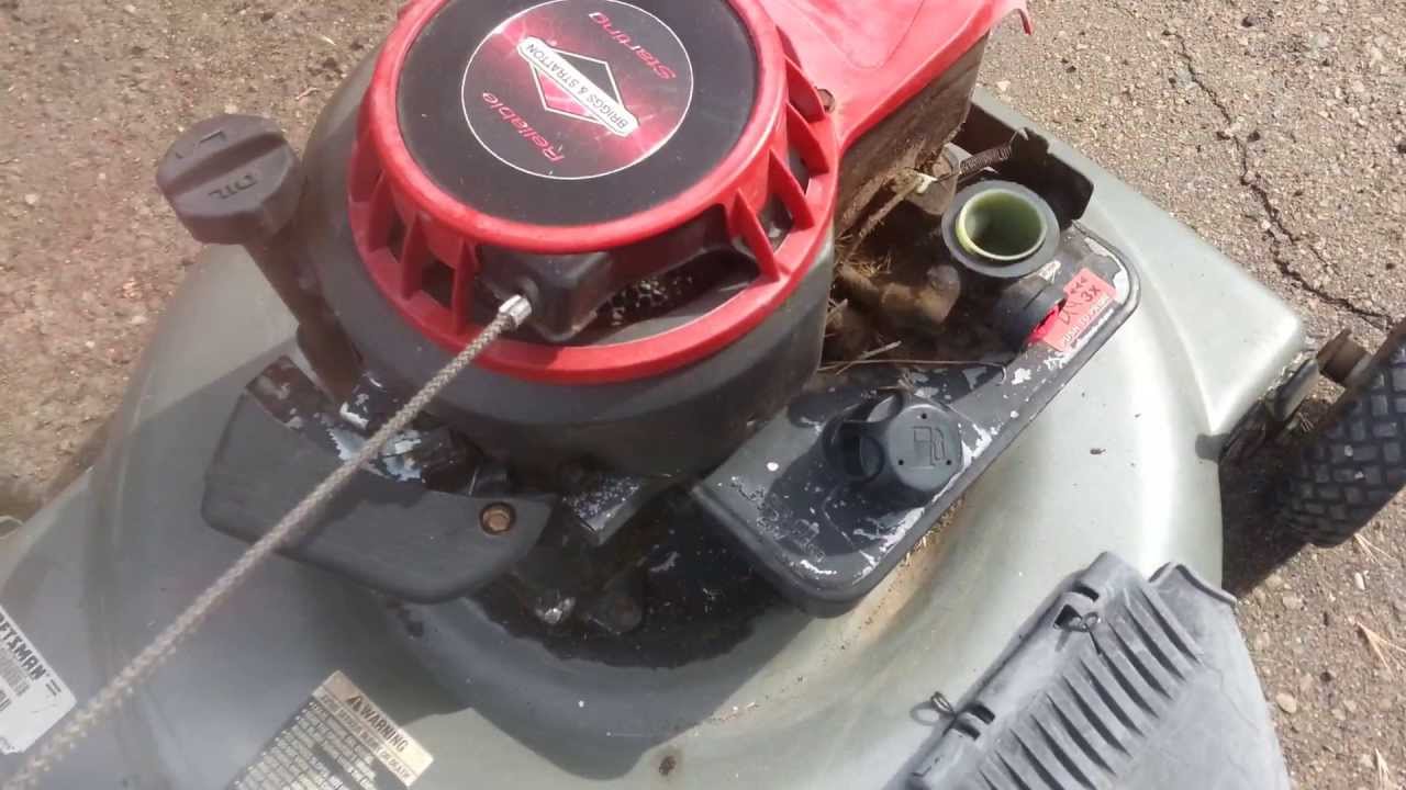 5 Mower Won't Run 2003 Craftsman 22" Briggs & Stratton 4.5hp YouTube