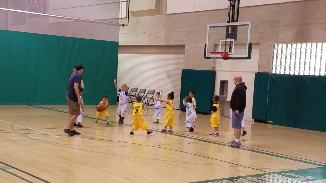 4Yr old Philomena's 1st basketball game! Yorba Linda Basketball YLB NJB Rookie YouTube