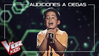 Adrián Cordón canta 'Vida de rico' | Audiciones a ciegas | La Voz Kids Antena 3 2023