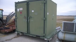AAR Cadillac Manufacturing Mobility Systems shipping and storage container on GovLiquidation.com