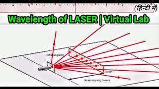 Wavelength of LASER | Virtual Lab | Engineering Physics