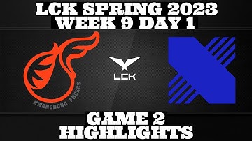 KDF vs DRX - Game 2 Highlights | Week 9 Day 1 LCK Spring 2023 | By Pro Esports Highlights