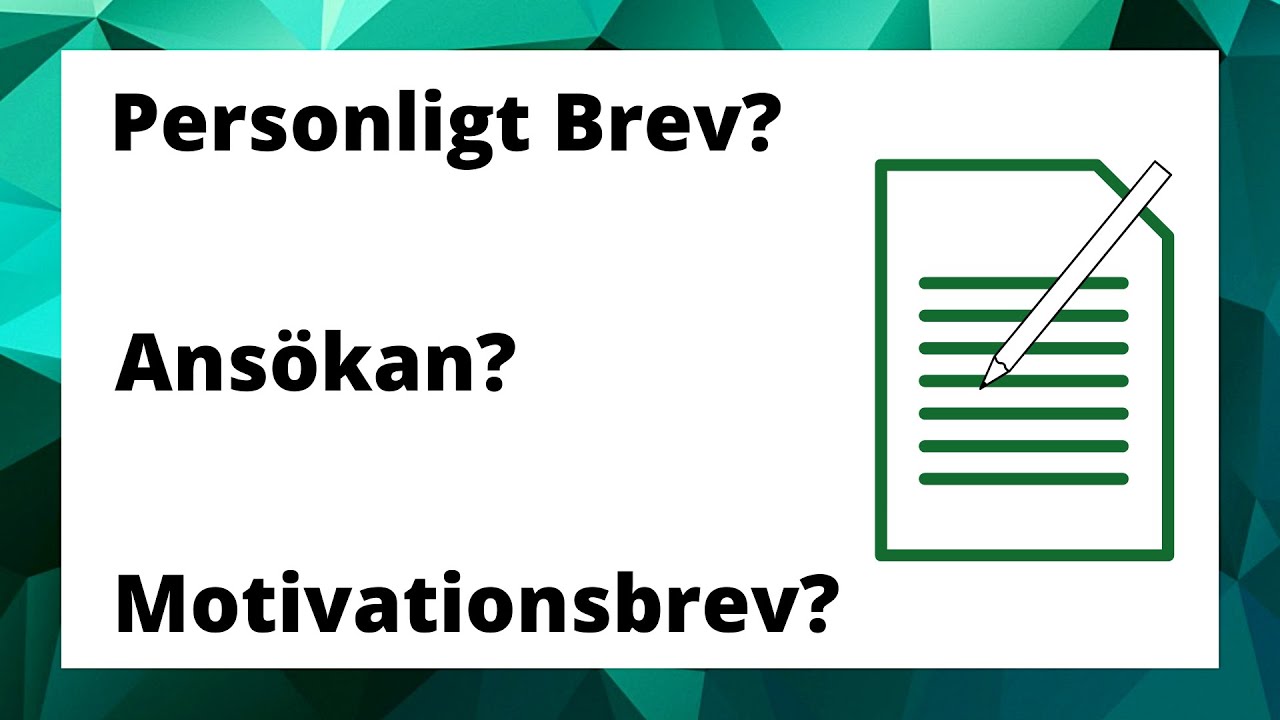 📄🖊️ Nyanserat Personligt Brev! Tips och Exempel!